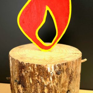 Preis: 5,00 € Holzkerze