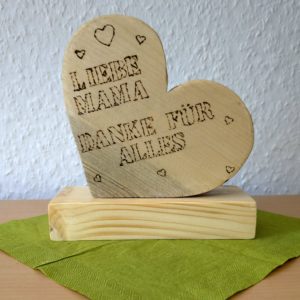 Preis: 7,50 € "Liebe Mama, Danke für Alles" Herz